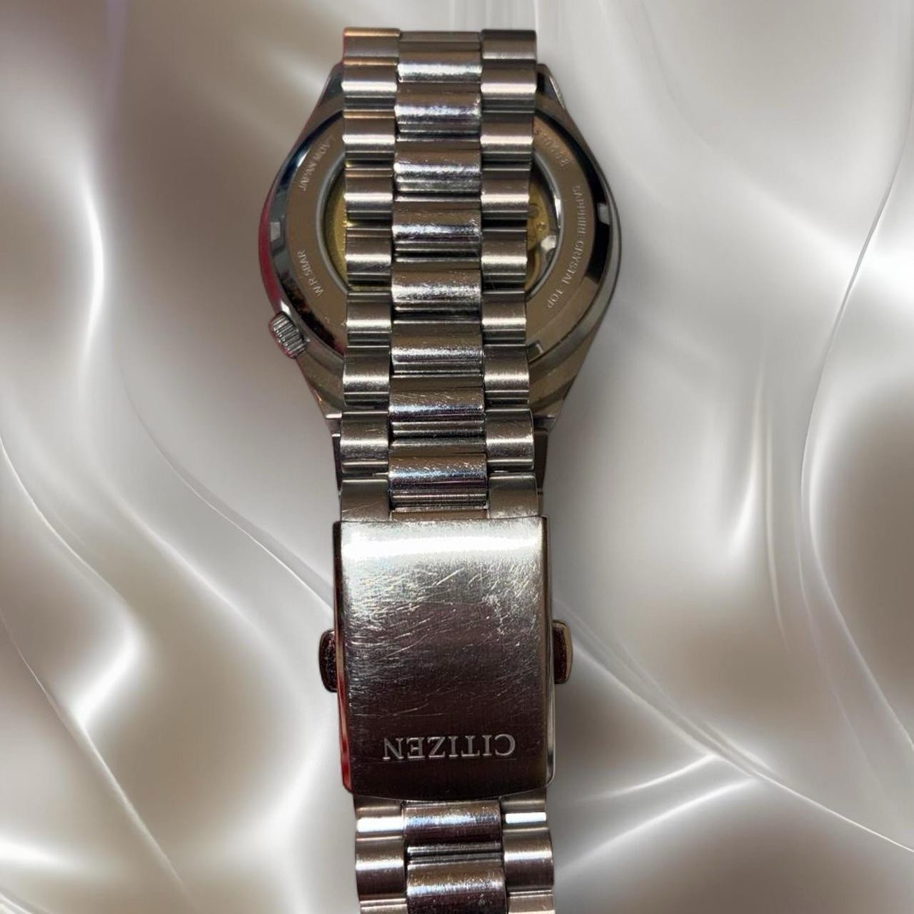 Citizen Automatic Men’s Black Dial Silver Watch.