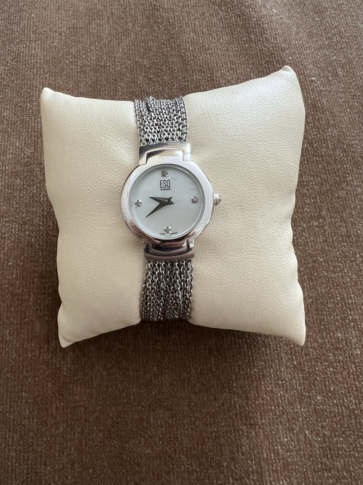 ESQ by Movado Swiss Quartz Women’s Watch Pearl Dial E5389