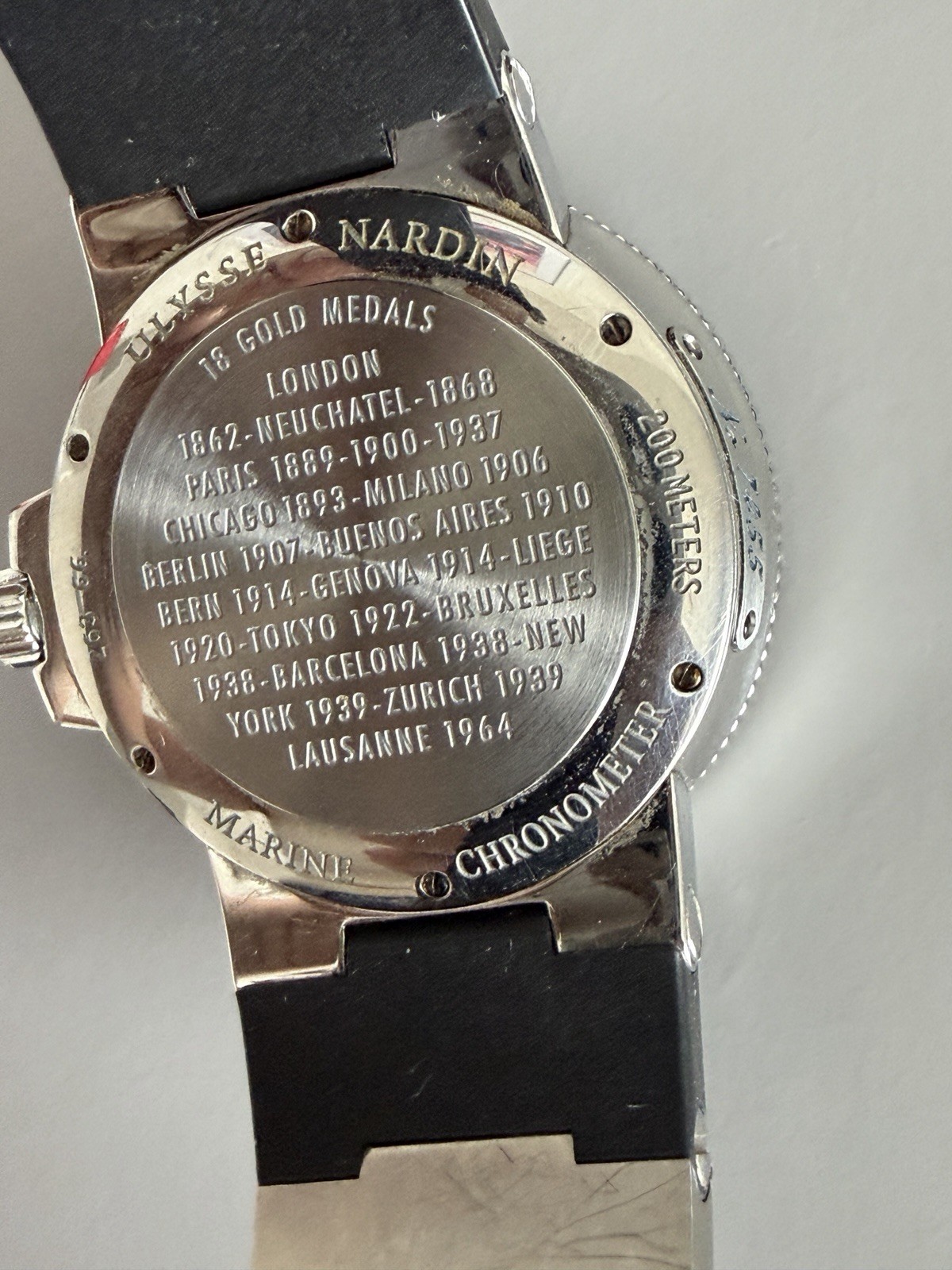 Ulysse Nardin Maxi Marine Chronometer Men’s 41mm Automatic w/ Box & Rubber Strap