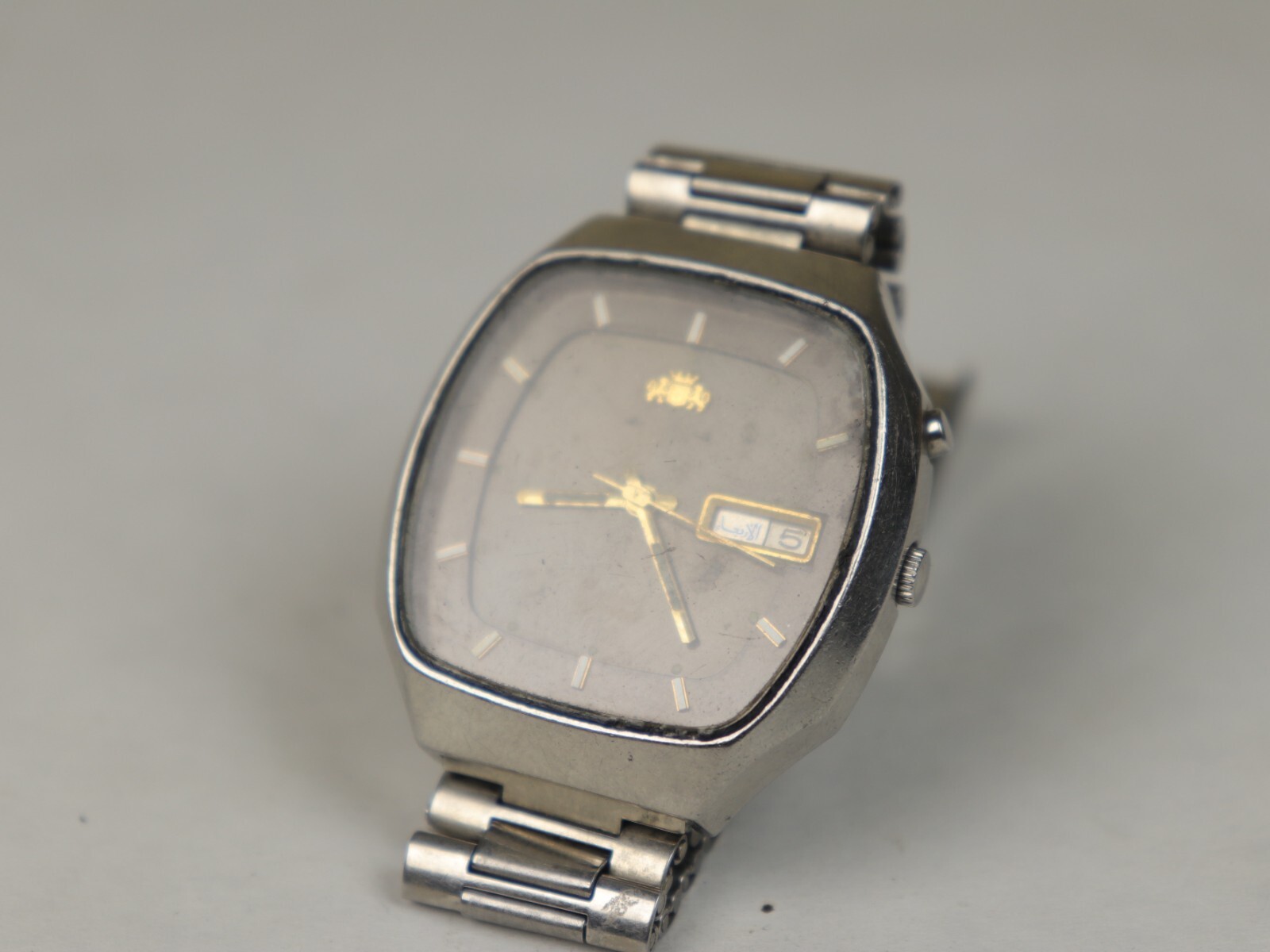 Orient Crystal Automatic G469792-4C CA Vintage Men Watch TV Case Mint Condition
