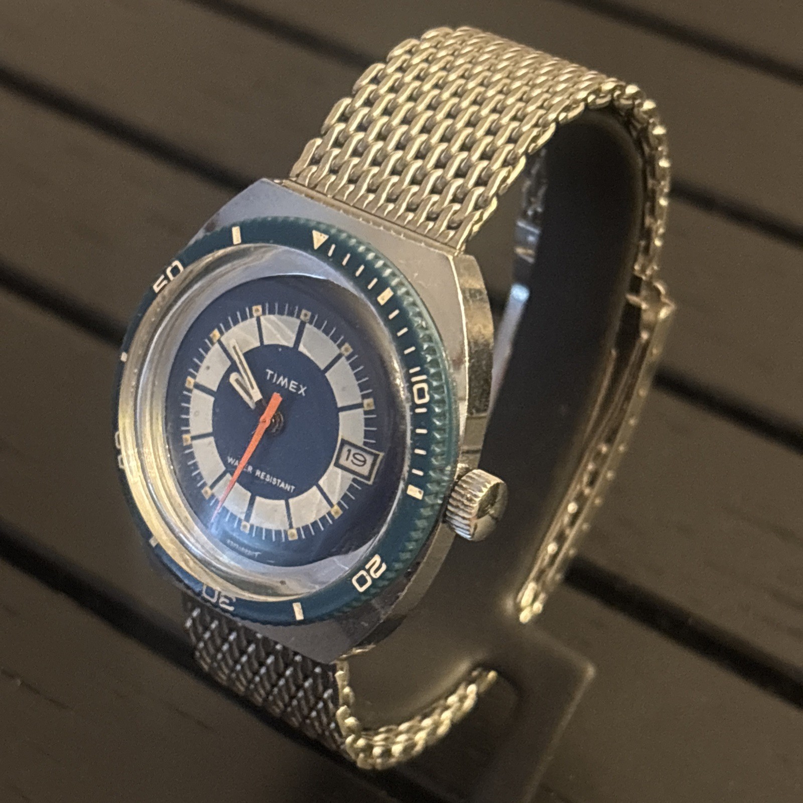 ‼️Vintage Timex Marlin Calendar 🛟Skin Diver 🤿Watch [1977]