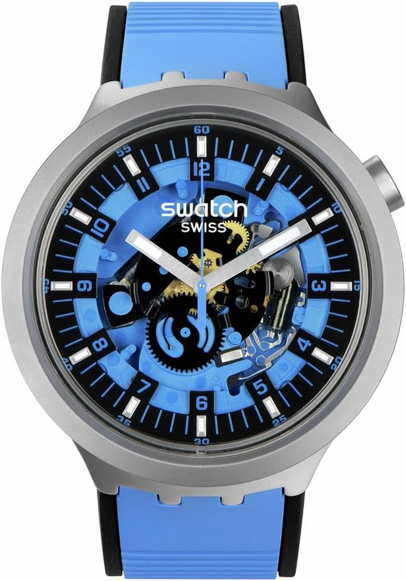 Azure Blue Waterproof Unisex Automatic Watch – Casual Chic Style