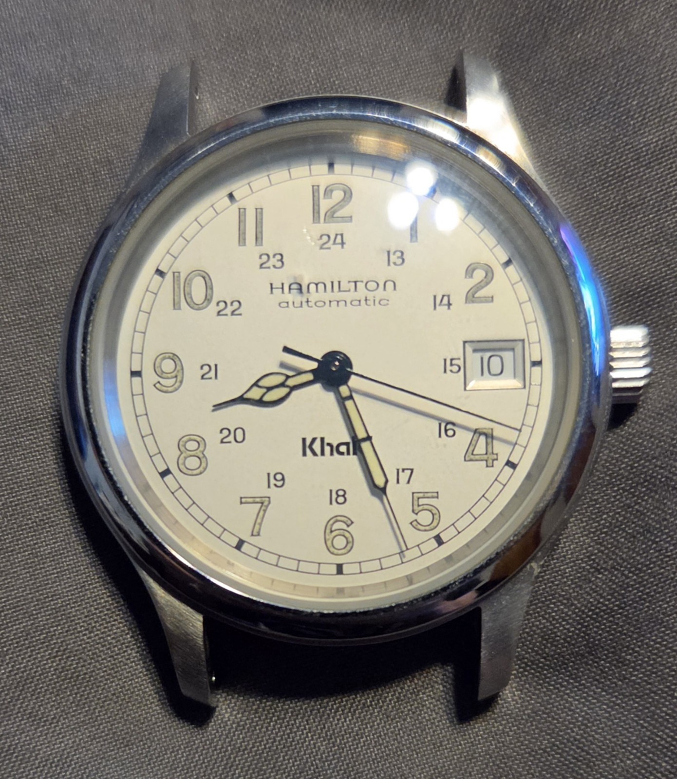 Men’s Hamilton Khaki 9721B White Dial Day Automatic Watch 36mm