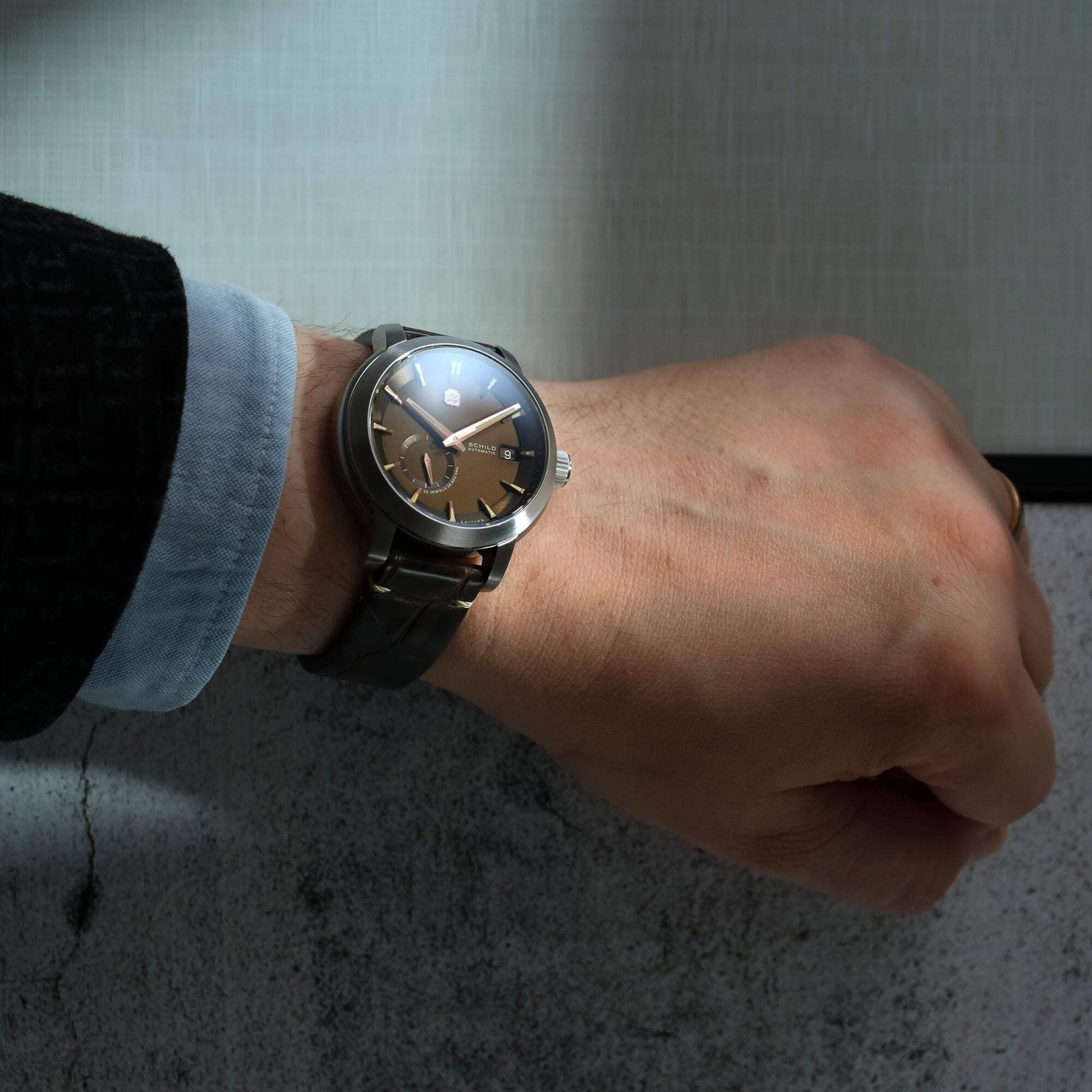 Heinrich Micro Rotor Automatic Limited Edition Brown / Stainless Steel | Brown D