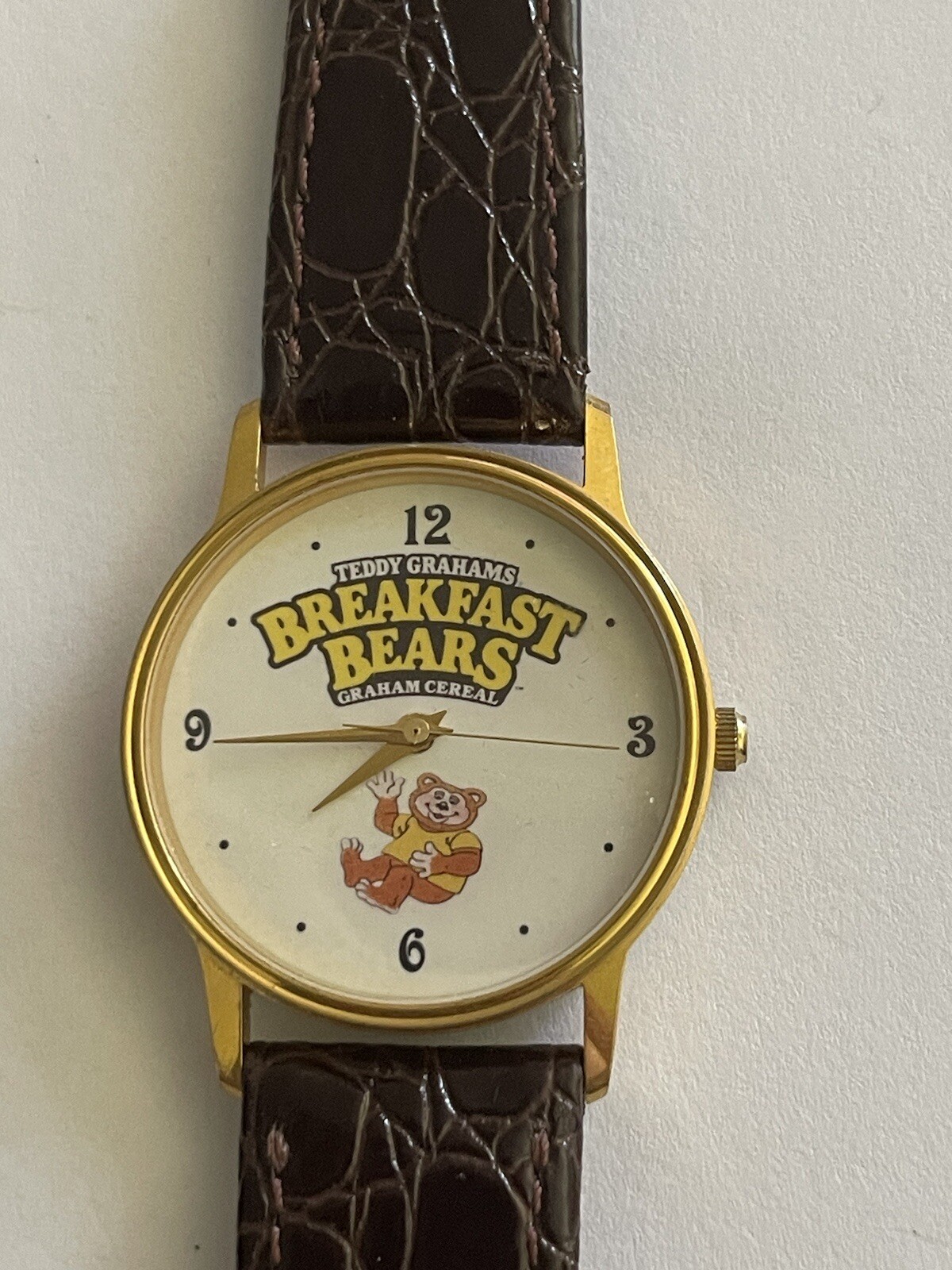 Vintage Teddy Grahams Breakfast Bears Watch Rare