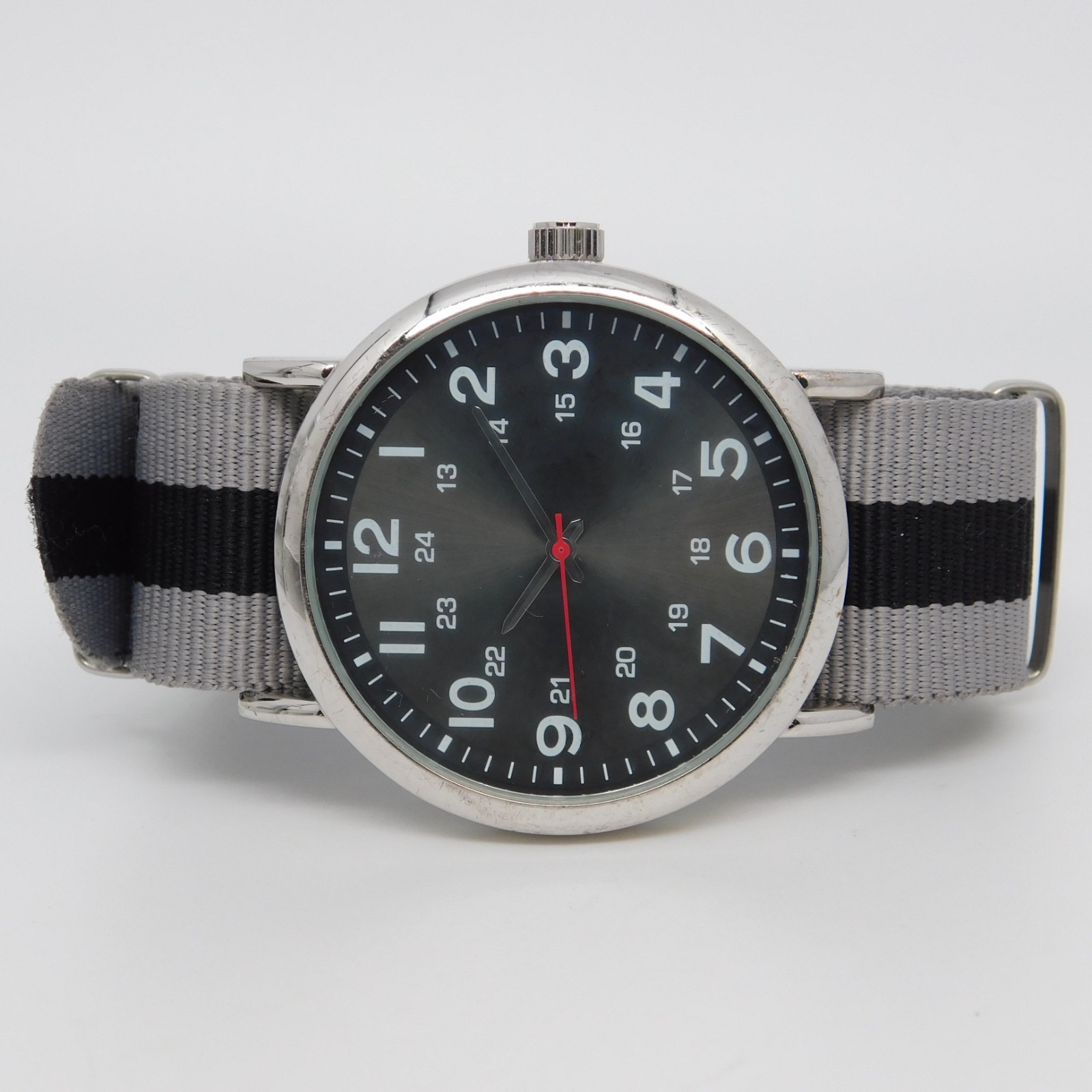 FMD FMDPU117 Nylon Band Quartz Analog Men’s Watch New Battery