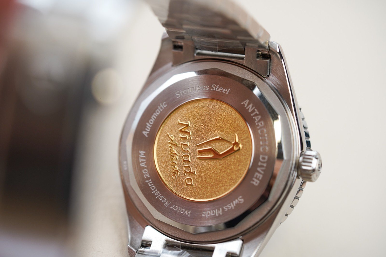 Nivada Grenchen Aquamar Vintage Flat Link 32062A20 Men’s 38mm Steel