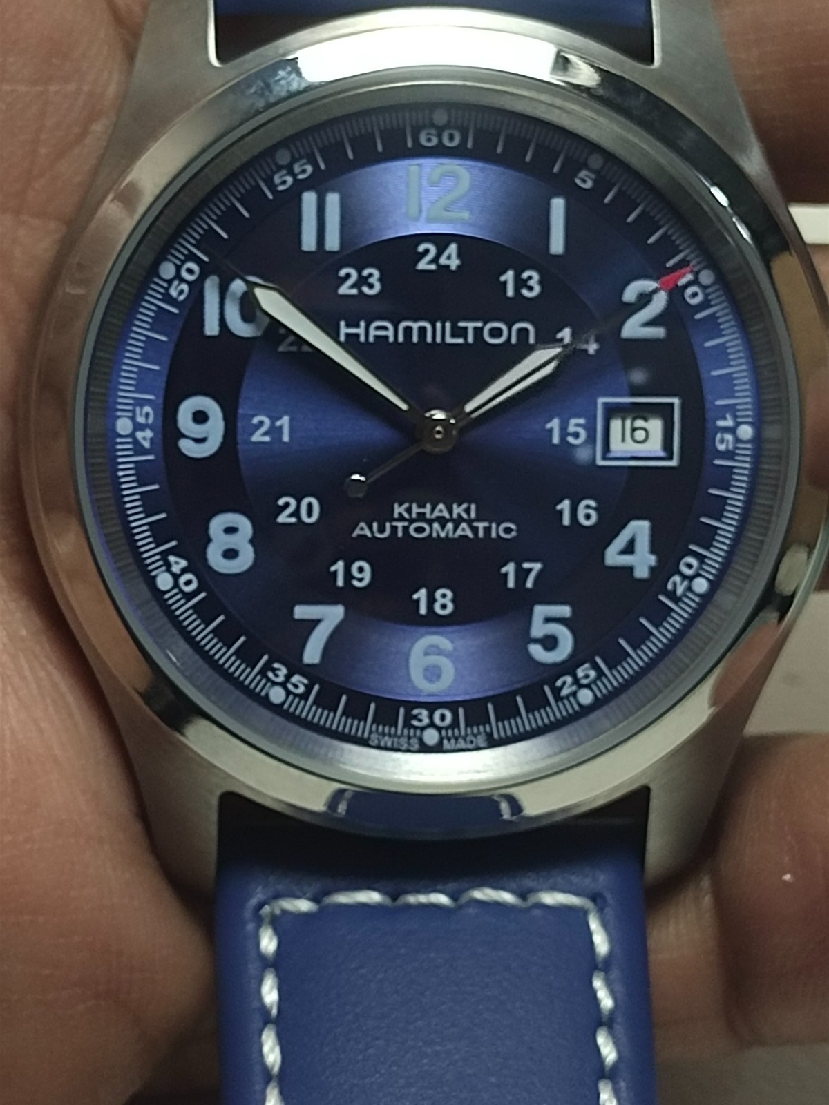 Hamilton Khaki Field blue Dial Automatic Men’s Watch