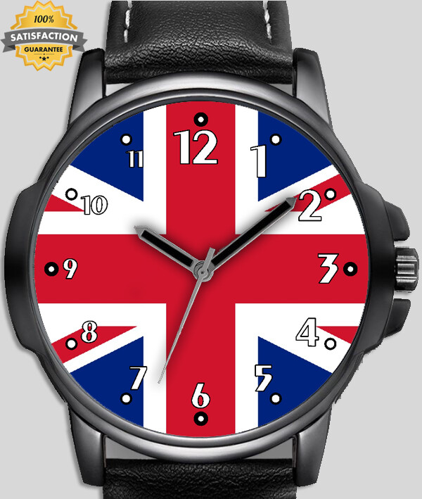 Flag Of United Kingdom Union Jack Unique Stylish Wrist Watch