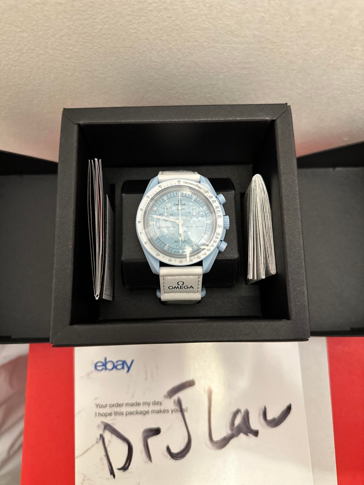 Swatch x Omega Bioceramic Moonswatch Mission To Uranus – Brand New Fast Ship