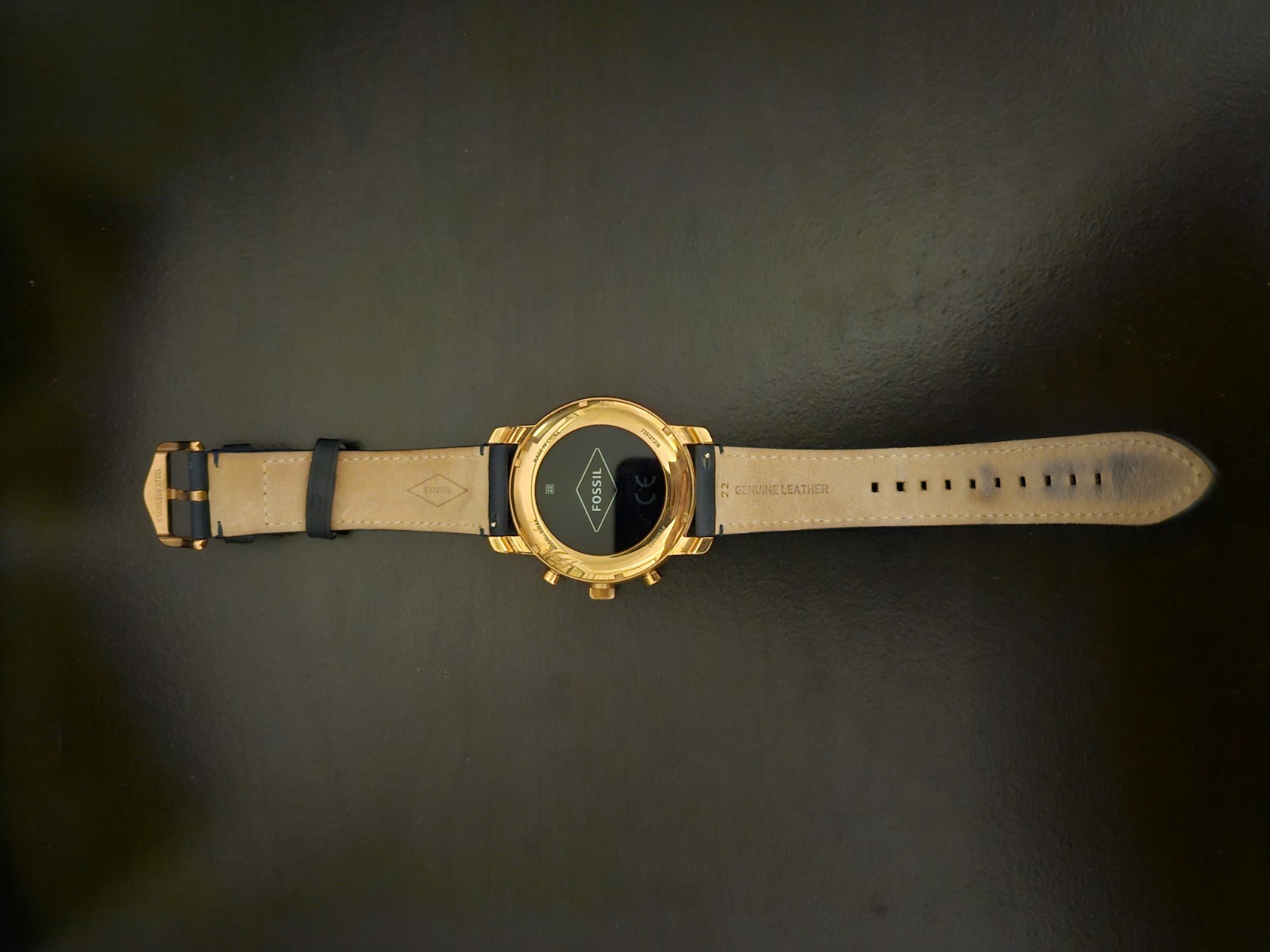 Fossil Q Explorist Gen 3 Smart Watch FTW4002 Blue Leather Band