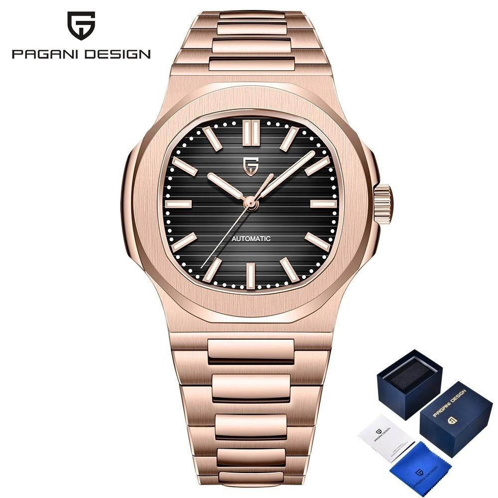 44MM PAGANI DESIGN Automatic Men’s Watch 100M Waterproof Diver Stainless NEW