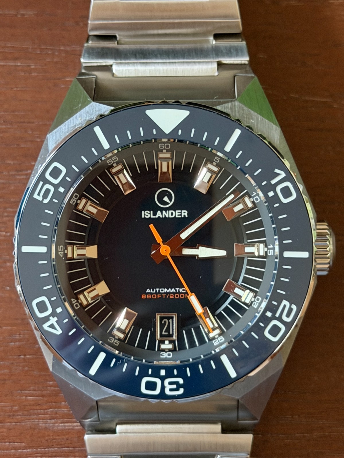 Islander Kings Point Dive Watch – Midnight Blue Dial #ISL-270 – 42mm
