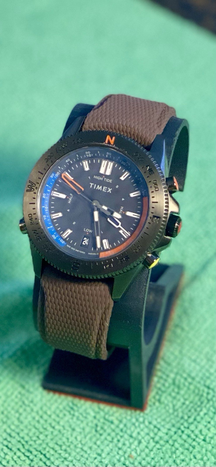 Timex tide temp compass watch. TW2V03900. New/Box/papers😎 Free Silicone Band.