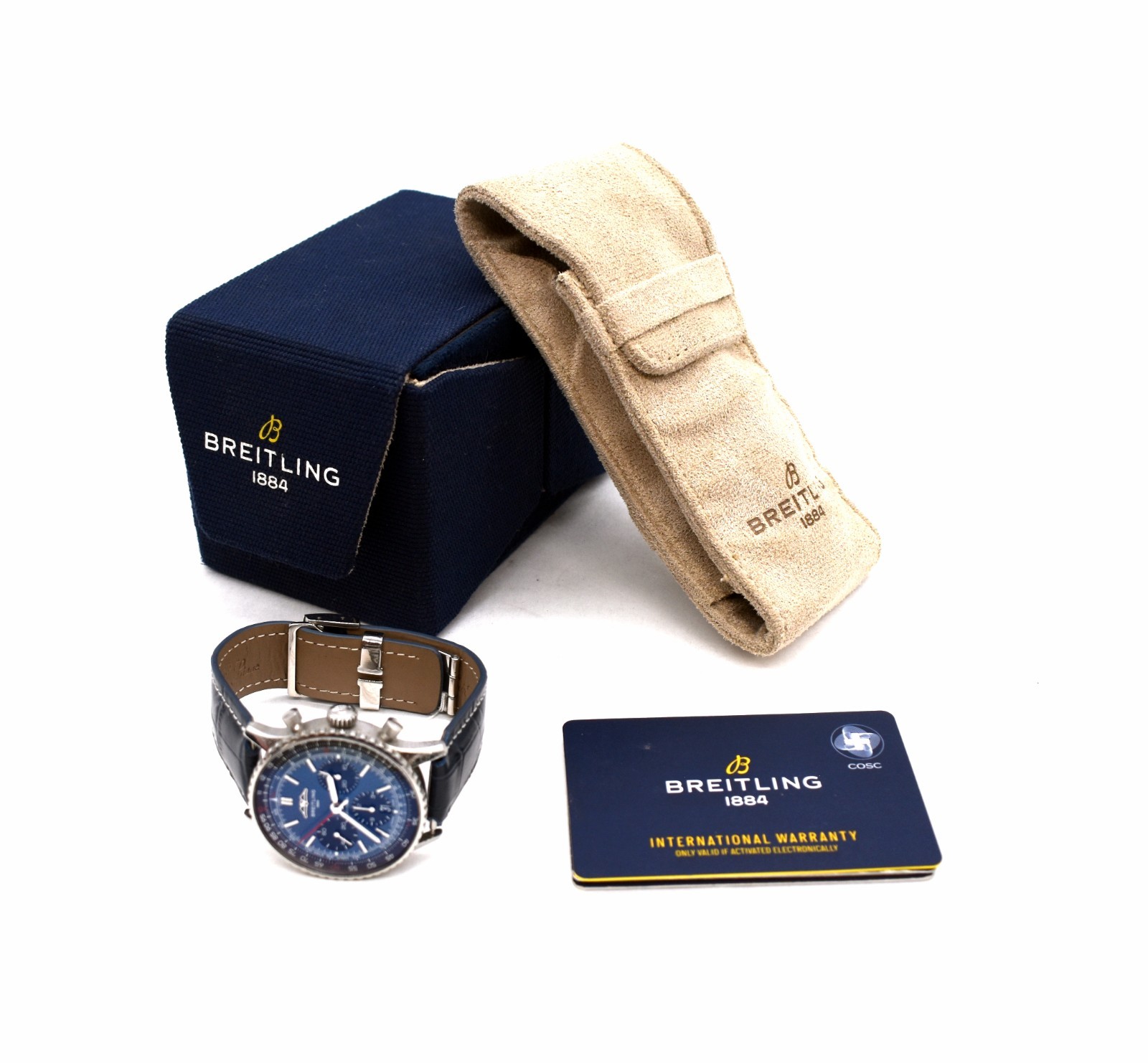 Breitling Navitimer AB0139 B01 Blue Dial Chronograph Wristwatch – 41mm