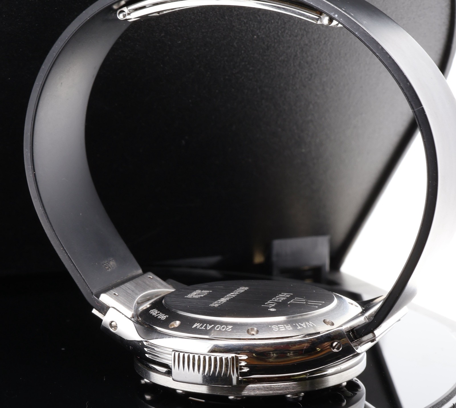 Auth. 2009 Hublot Subaquaneus 2000m Steel Automatic Watch Box & Docs 1950.1