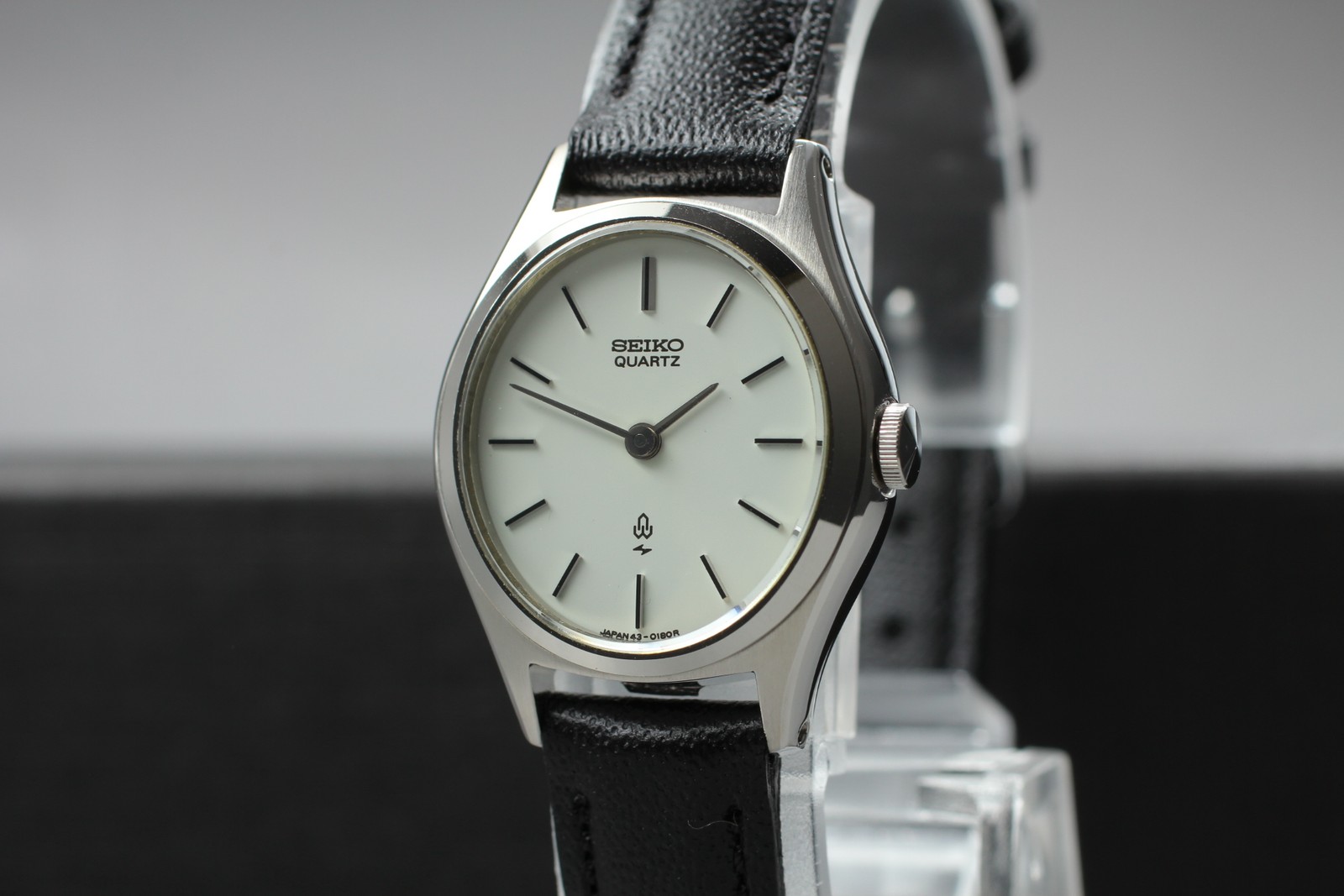 Vtg 1977 N MINT Seiko Belfina 43-7030 Quartz Oval Steel Womens Watch From JAPAN
