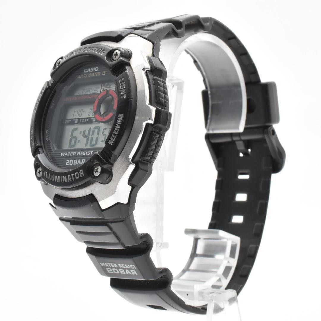 Casio Wave Ceptor WV-M200 Digital Radio Solar Watch Black
