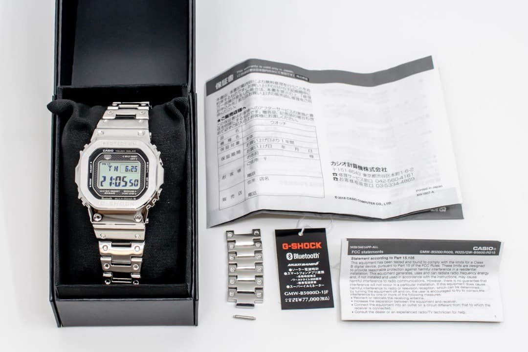 condition Used G SHOCK GMW B5000D 1JF Casio