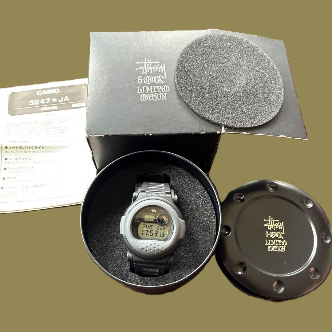 Stussy x Casio G-Shock G-001 Jason Limited Edition Collaboration Watch Vintage