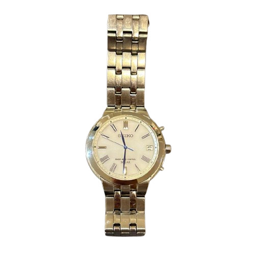 Seiko 7B52-0AH0 Solar Radio Controlled Men’s Wristwatch Used From Japan