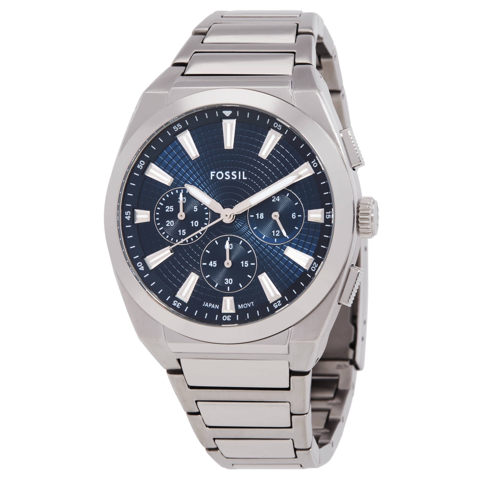 Fossil Everett Chronograph Quartz Blue Dial Men’s Watch FS6104