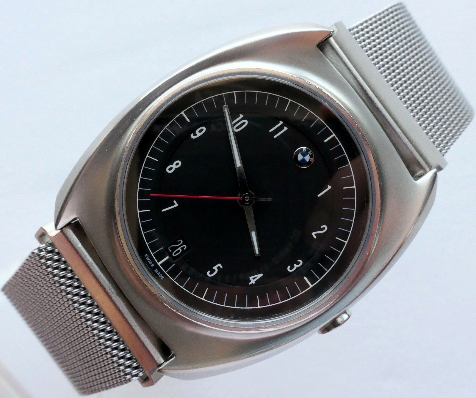 BMW Classic Racing Car Accessory Art Deco Swiss Made ETA 2892-A2 Automatic Watch