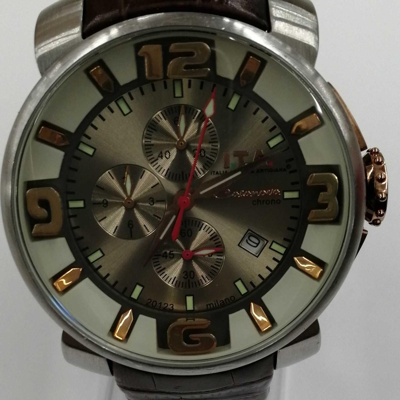 [A4N] ITA Chronograph Classic 12.70.01 Quartz Analog Men Watch [t9n]