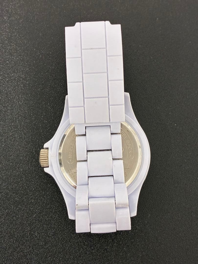 Disney Mickey Mouse White Quartz Watch Working No Box