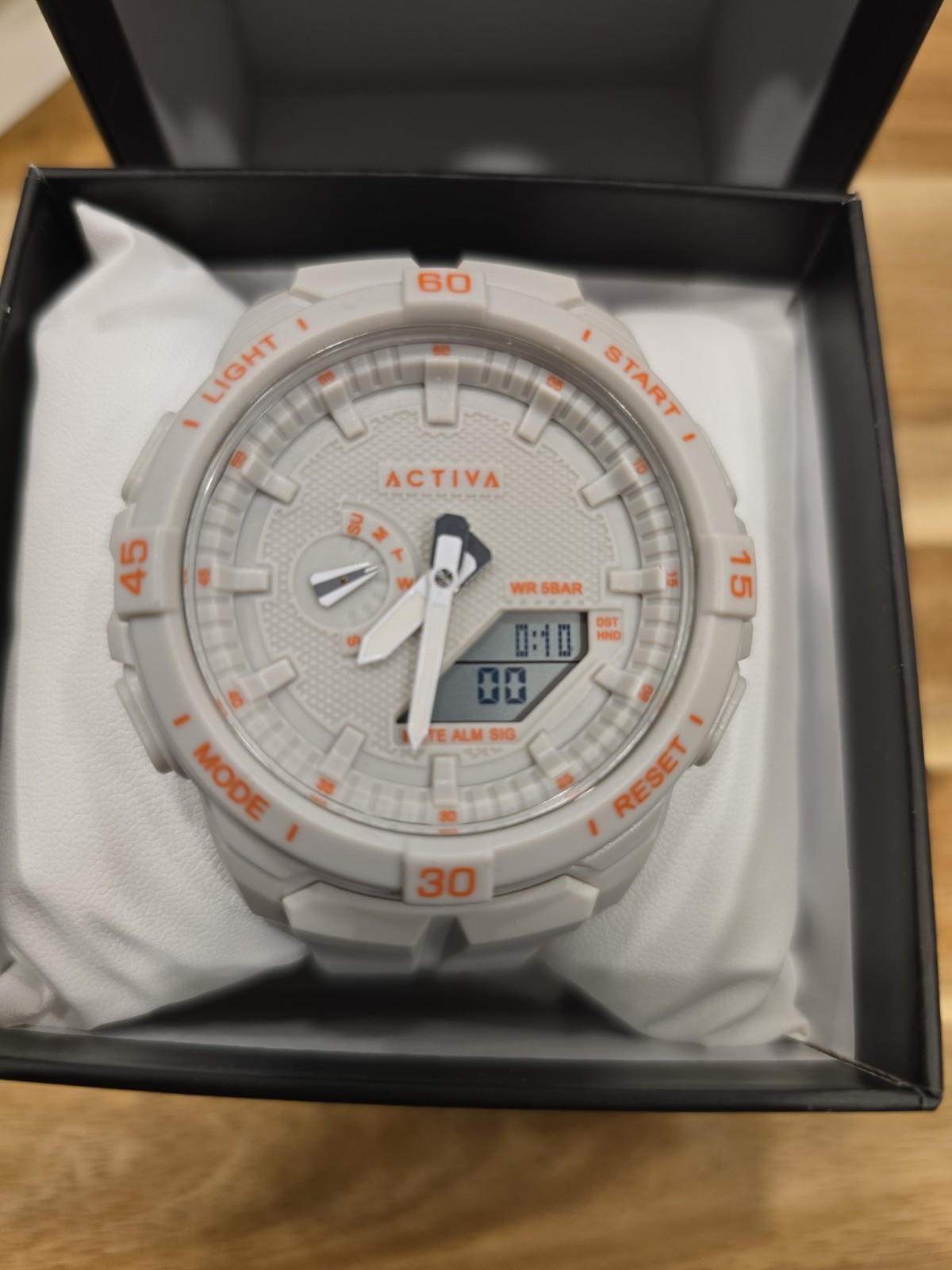 Activa Spry X Invicta Digital Essentials Men 53mm ABS Grey SK160 New!!