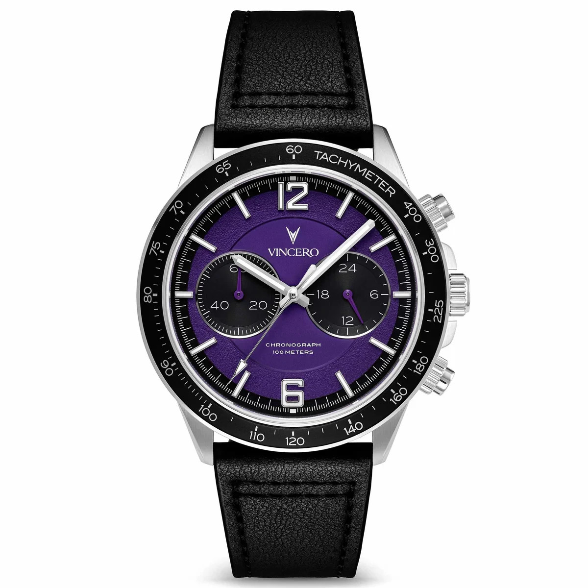 BRAND NEW VINCERO Apex Limited Edition Purple Infrared Seiko VK64 Hybrid