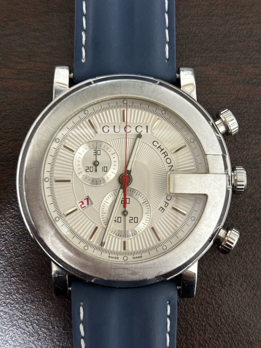 GUCCI G Chrono 101M White Silver Men’s Quartz Watch