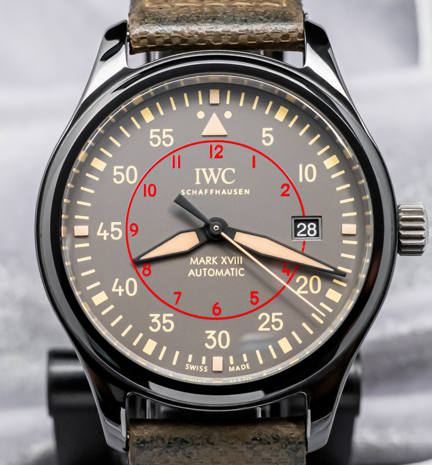 IWC Pilot’s Watch Mark XVIII Top Gun Miramar 41mm Paper Grey Dial IW324702