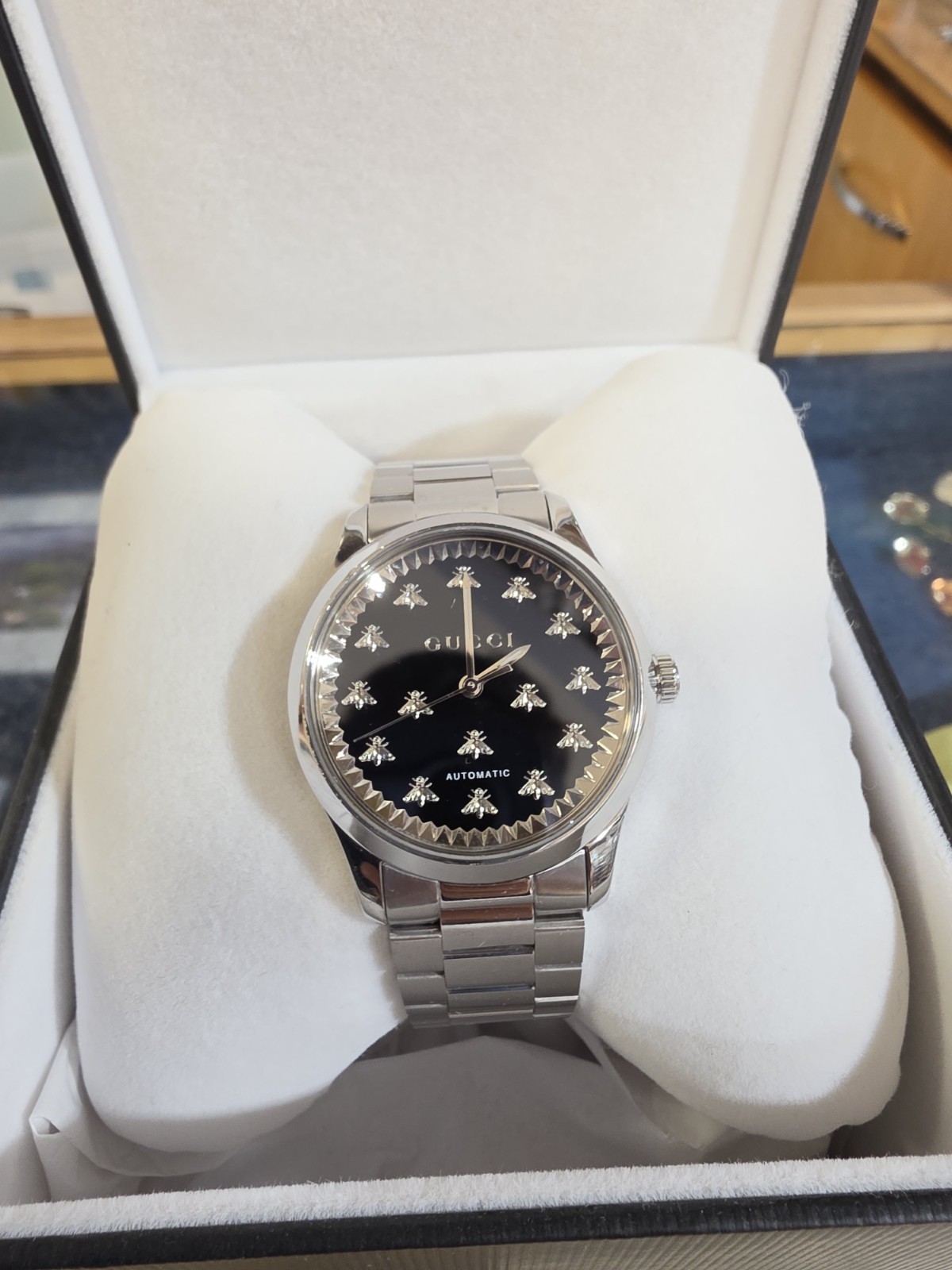 Gucci G-Timeless Automatic Watch 38mm 126.4 Good Working Order