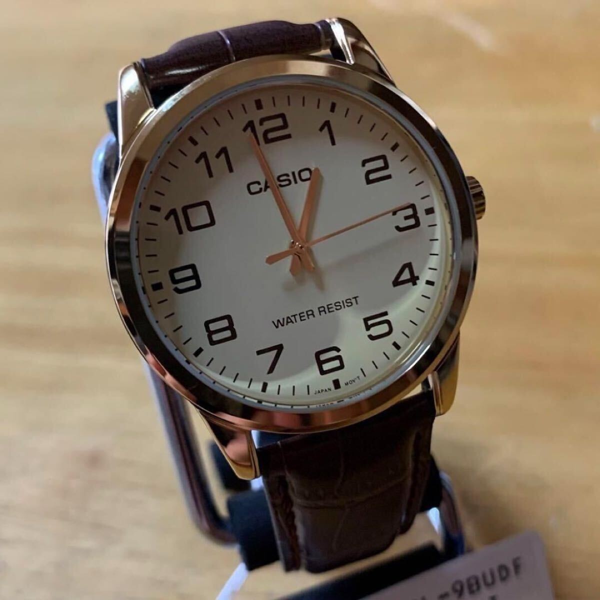 New No Box CASIO Basic Quartz Men s Watch MTP V001GL 9B Ivory