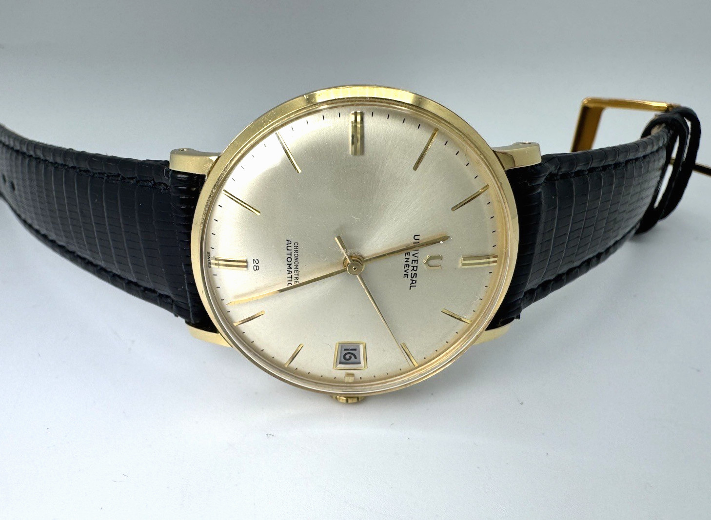 1960s Universal Genève Chronometer Automatic 18K Gold Micro-rotor 218-2