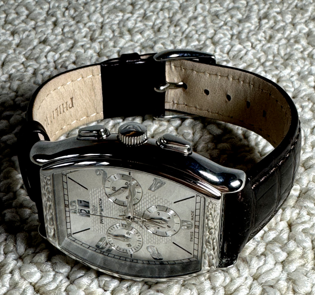 PHILIP WATCH CHRONOQUARTZ 8271965025 50M w/r NEW IN BOX Rare
