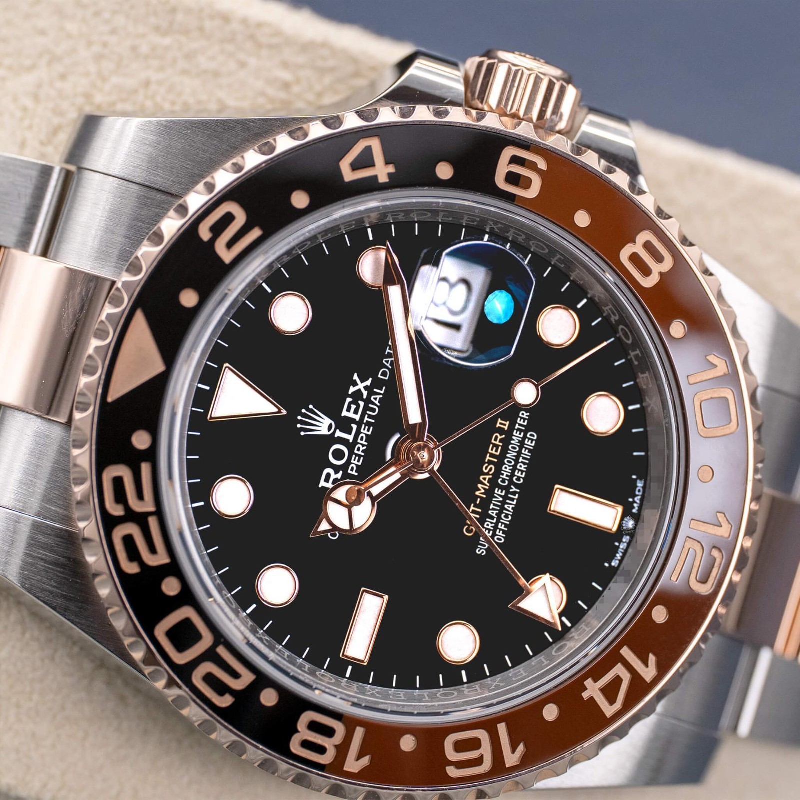 Rolex GMT Master II 126711CHNR “Rootbeer” 40mm Box & Papers