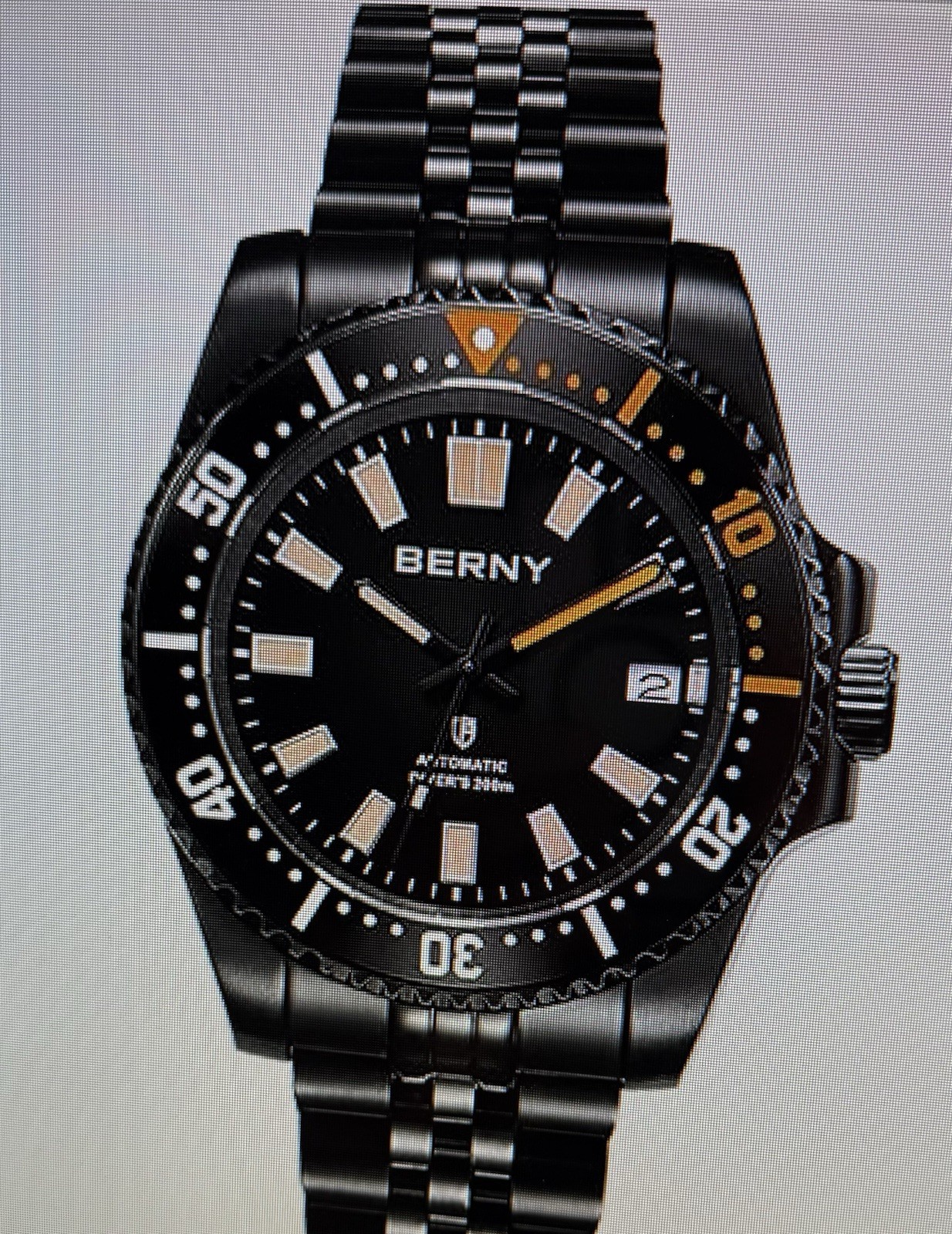 Berny Men’s Automatic Seiko NH35A Movement 20ATM SAPPHIRE –