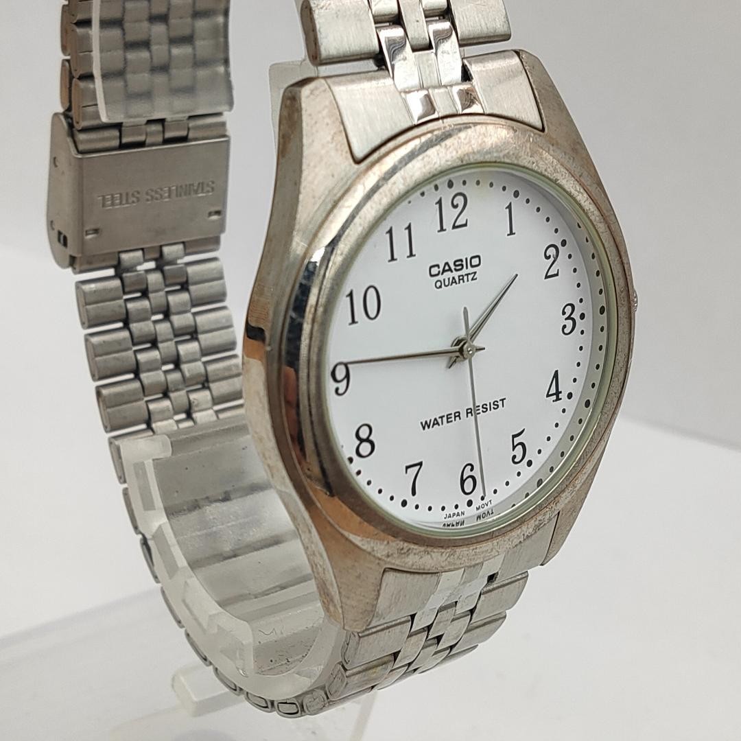 Casio MTP-1129 Quartz Analog Stainless Steel Watch Dead battery