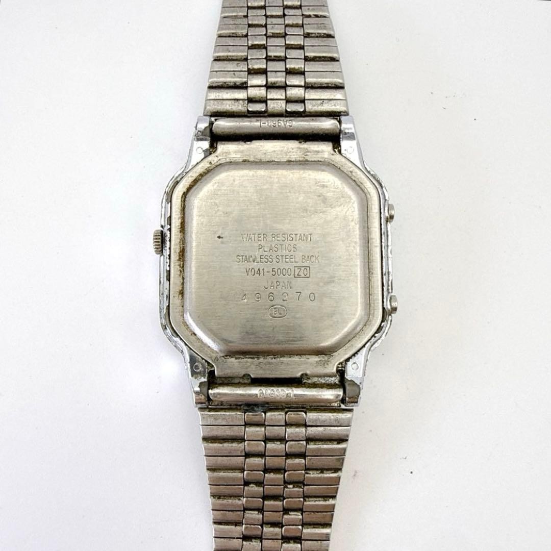 Working condition Seiko ALBA Analog-Digital Men’s Watch V041-5000 y2k