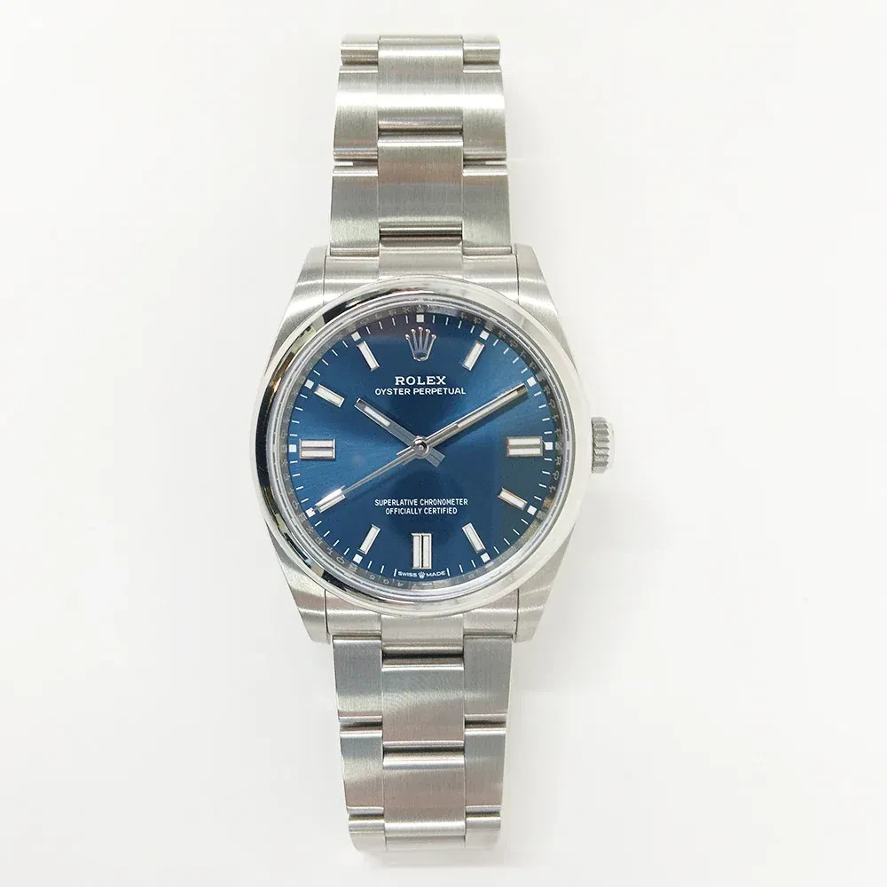 NEW Rolex Oyster Perpetual 36mm – Blue Dial – Stainless Steel – Reference 126000