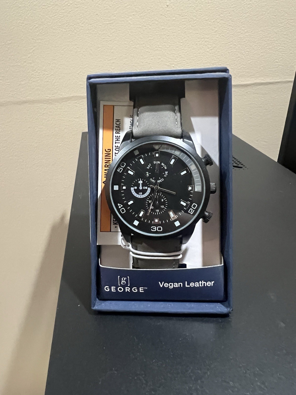 George Black Metal Men’s Analog Watch