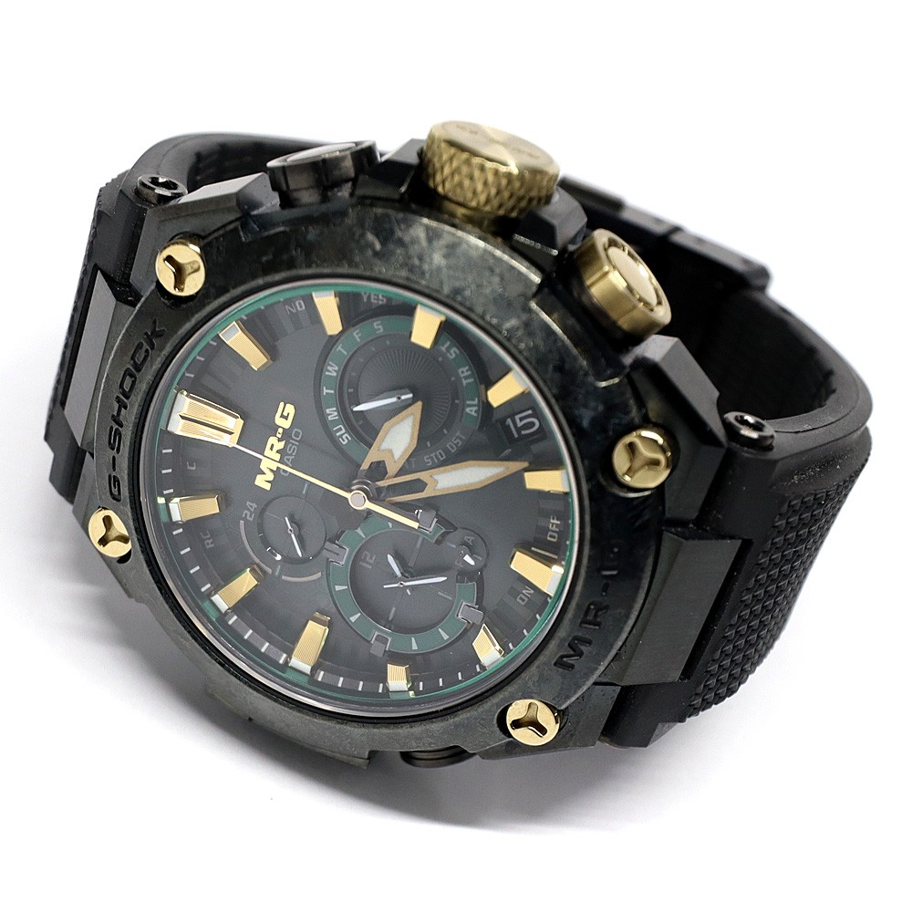 Casio MRG-B2000 Series MRG-B2000RG-3AJR 16.9mm Titanium Black Wristwatch #UW1726