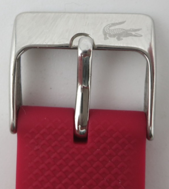 Lacoste 12.12 Cranberry Pink Ladies Quartz Watch – 2000957 – New Battery