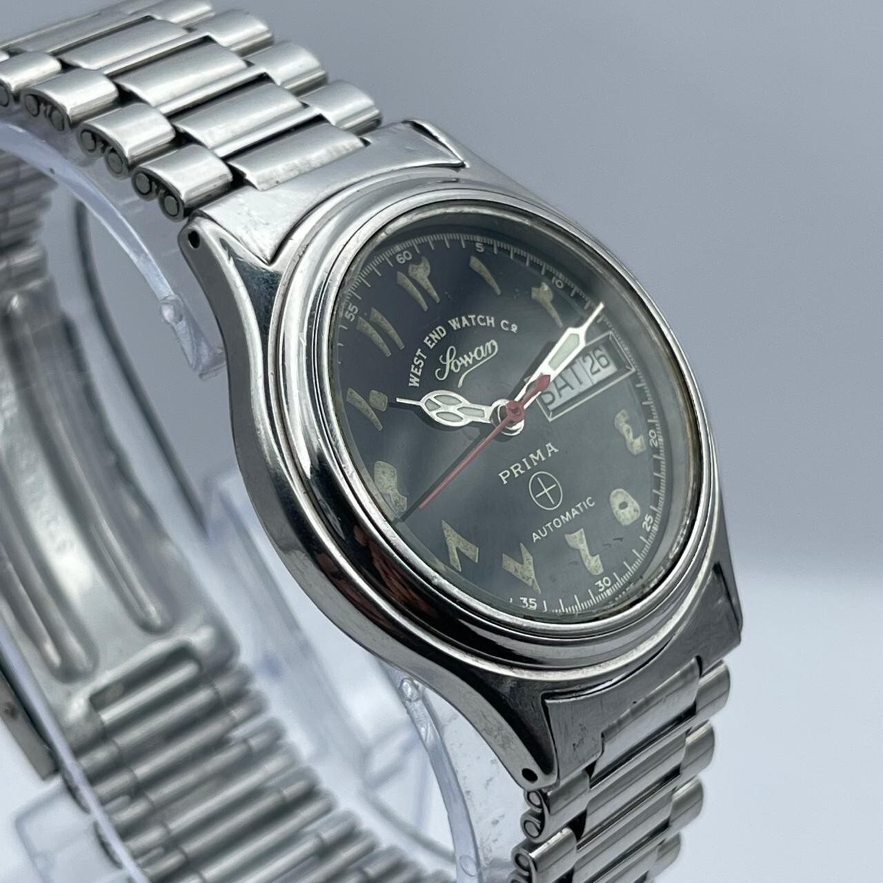 West End Watch Co Prima Automatic Arabic Dial Vintage Men’s Watch (AWM11)
