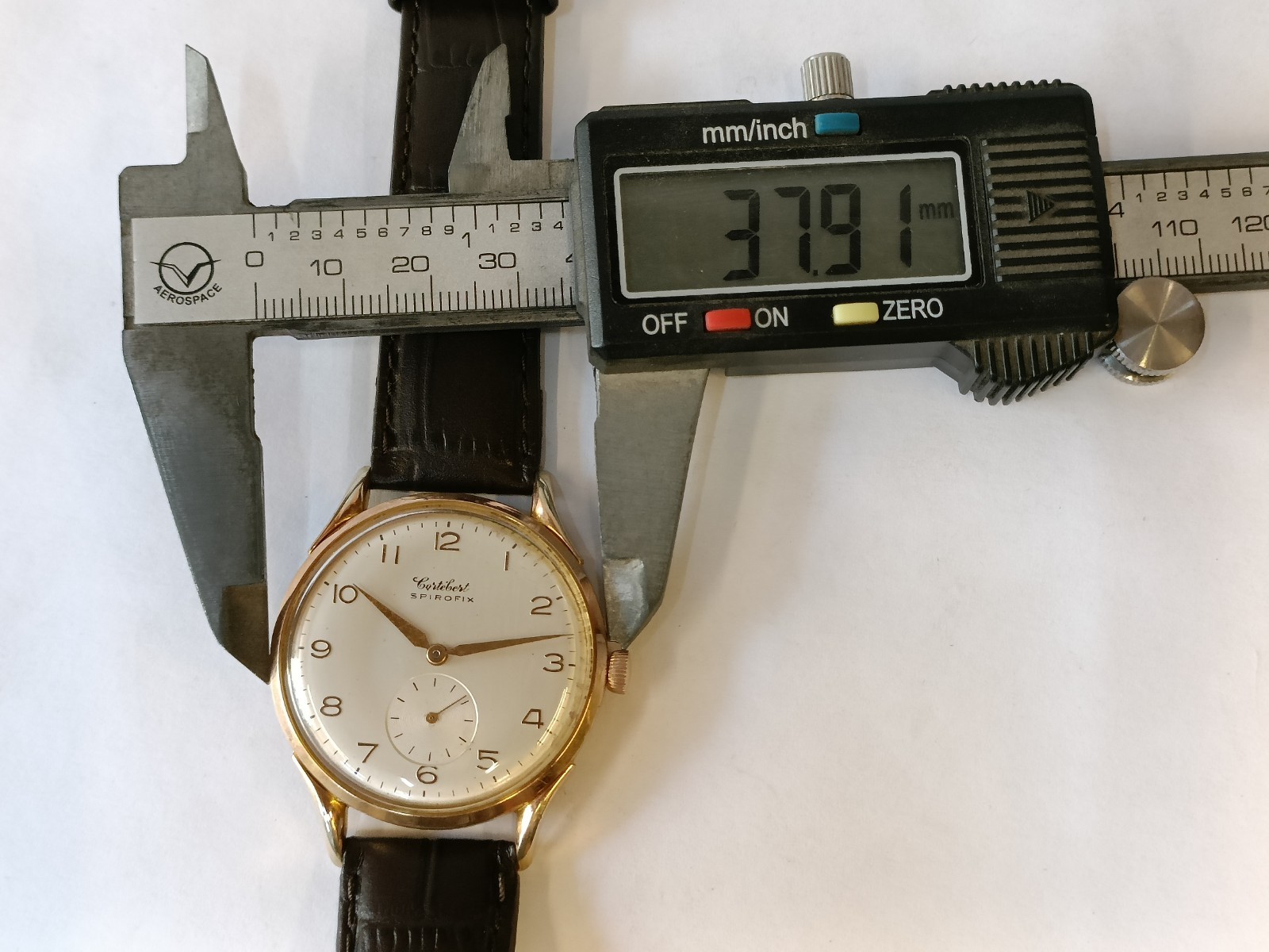 CORTEBERT SPIROFIX JUMBO SUB-SECOND WINDING SWISS MEN’S WORKING CONDITION