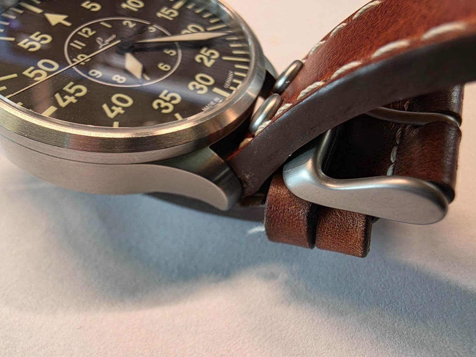 Laco Aachen 42 Automatic Pilot Watch 861690 Type B Flieger Sapphire Germany