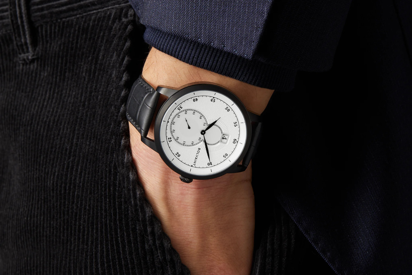 Bolvaint Paris Men’s Watch Mallory Blanc in Onyx Black