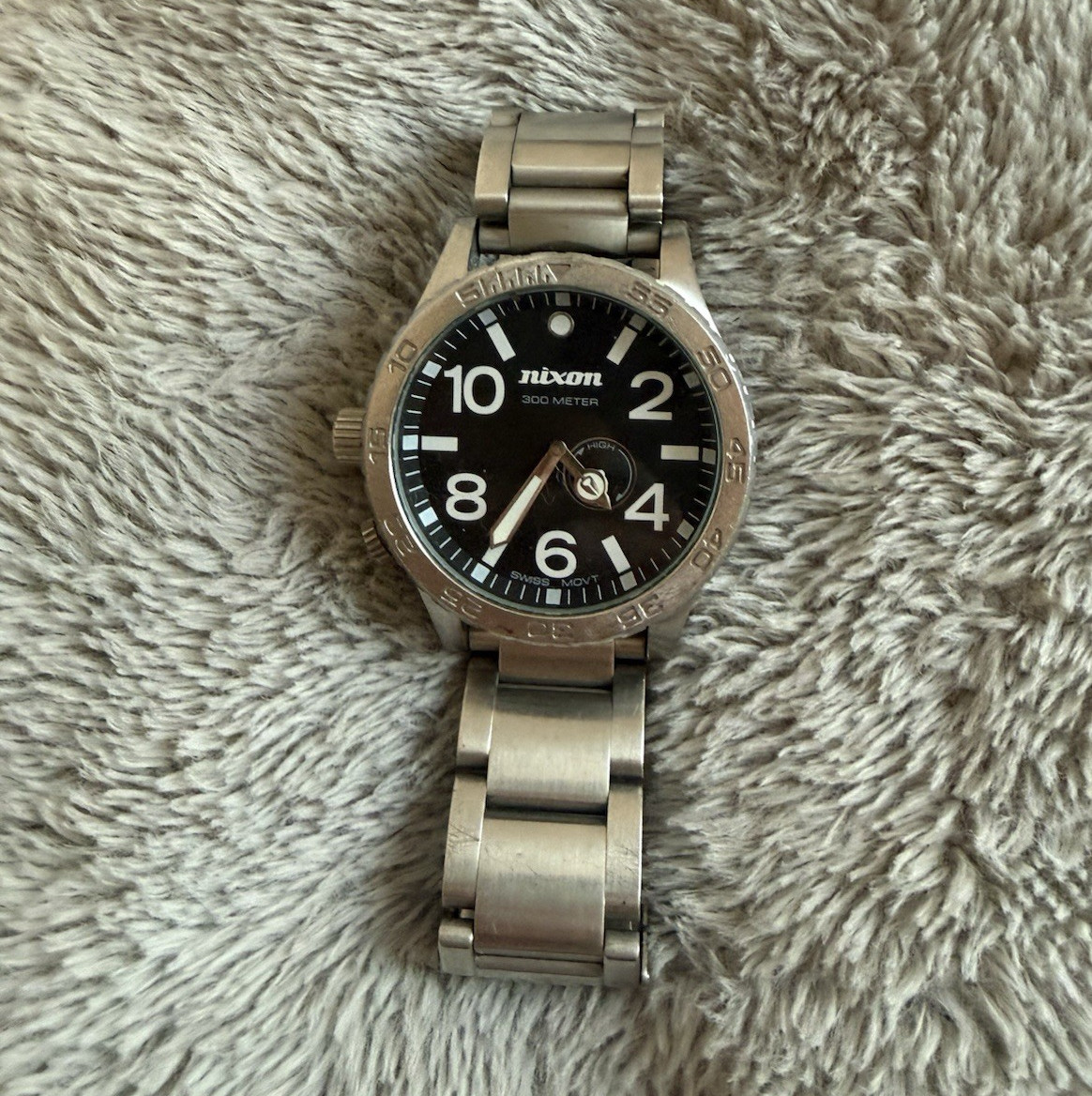 Nixon Simplify The 51-30 Men’s Diver 51mm Quartz 300m Black Dial SS Bracelet